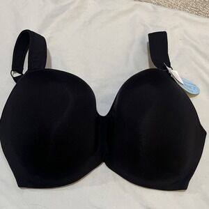 NWT Le Mystere Size 32H Renaissance 9955 Dream Tisha Full Busted Bra In Black